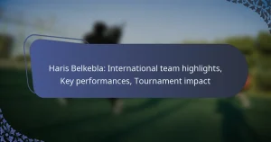 Haris Belkebla: International team highlights, Key performances, Tournament impact