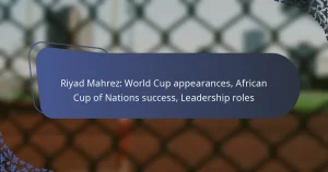 Riyad Mahrez: World Cup appearances, African Cup of Nations success, Leadership roles
